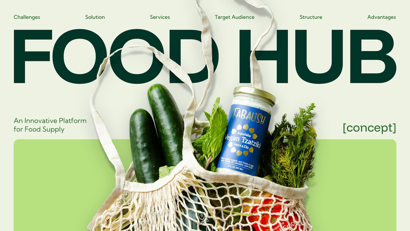 Food Hub - platform presentation cover